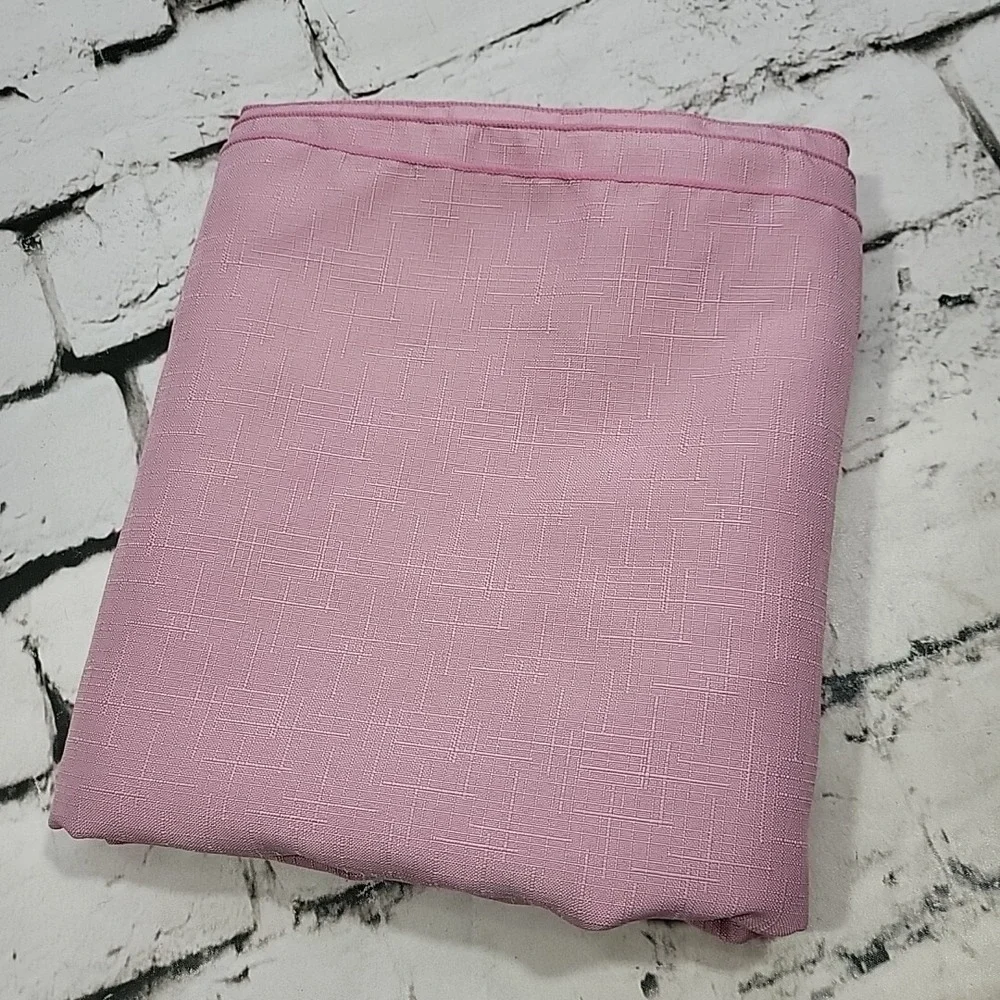 Vintage Tablecloth Pink Muave Rectangular‎ Measures 60
